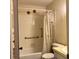 Bathroom featuring a shower/tub, toilet, and sink at 13537 Bennett Dr, Port Charlotte, FL 33981