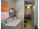 Convenient laundry area with washer and dryer hookups at 13537 Bennett Dr, Port Charlotte, FL 33981