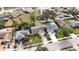 Aerial view of a single Gathering home with a large backyard and driveway at 1441 Strada D Oro, Venice, FL 34292