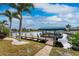Private dock with covered boat lift at 14448 Edna Cir, Port Charlotte, FL 33981