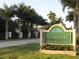 Gilchrist Park entrance sign in Punta Gorda, Florida at 15120 Payne St, Punta Gorda, FL 33955