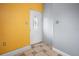 Inviting entryway with tiled floor and a white door at 15120 Payne St, Punta Gorda, FL 33955