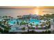 Large resort-style pool with cabanas and a bar at 15120 Payne St, Punta Gorda, FL 33955