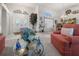 Bright and airy entryway with double doors and decorative centerpiece at 15361 Visalia Rd, Port Charlotte, FL 33981