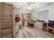 Bright home office features built-in desk and cabinets at 15361 Visalia Rd, Port Charlotte, FL 33981