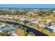 Aerial view of canal-front homes and community at 162 Annapolis Ln, Rotonda West, FL 33947