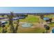 Aerial view of golf course and nearby homes at 162 Annapolis Ln, Rotonda West, FL 33947