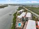 Waterfront condo building with pool and parking at 1751 Beach Rd # 403, Englewood, FL 34223