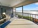 Spacious balcony boasting stunning water views; perfect for relaxation at 1751 Beach Rd # 403, Englewood, FL 34223