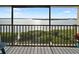 Peaceful balcony with amazing water views and screened enclosure at 1751 Beach Rd # 403, Englewood, FL 34223