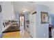 Clean kitchen with white cabinetry and black countertops at 1780 Morning Dove Ln, Englewood, FL 34224