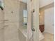 Large walk in shower with grab bars and built in shelves at 2744 Mill Creek Rd, Port Charlotte, FL 33953