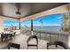 Relaxing balcony with water views and outdoor seating at 3015 Curry Ter, Port Charlotte, FL 33981