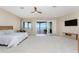 Large main bedroom with water views and direct access to balcony at 3015 Curry Ter, Port Charlotte, FL 33981