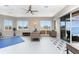Home office with water views, a large desk, and plenty of natural light at 3015 Curry Ter, Port Charlotte, FL 33981