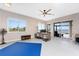 Spacious home office with water views and a dedicated workout area at 3015 Curry Ter, Port Charlotte, FL 33981