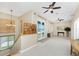 Bright landing with access to multiple rooms and a view of the back yard at 3015 Curry Ter, Port Charlotte, FL 33981