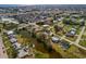 Community aerial shot showing the waterfront homes at 3568 Middletown St, Port Charlotte, FL 33952