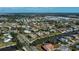 Aerial view of waterfront home and community at 365 Englewood Isles Pkwy # 3, Englewood, FL 34223