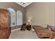 Spacious home office with large desk and window at 4233 Grosse Pointe Dr, Port Charlotte, FL 33953