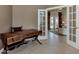 Home office with French doors opening to living area at 4233 Grosse Pointe Dr, Port Charlotte, FL 33953