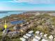 Aerial view showing the property's location and surrounding area at 4260 Placida Rd # 12C, Englewood, FL 34224