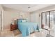 Bright bedroom with a comfy bed and ceiling fan at 4260 Placida Rd # 12C, Englewood, FL 34224