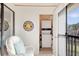 In-unit laundry with stackable washer and dryer at 4260 Placida Rd # 12C, Englewood, FL 34224