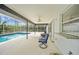 Covered patio overlooking refreshing pool at 4490 Gillot Blvd, Port Charlotte, FL 33981