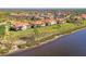Waterfront property: Bird's-eye view of homes and surroundings at 4628 Club Dr # H201, Port Charlotte, FL 33953