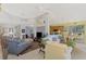 Open concept living space with kitchen and dining area visible at 4628 Club Dr # H201, Port Charlotte, FL 33953