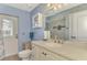 Bathroom with vanity, toilet and shower at 5231 Conner Ter, Port Charlotte, FL 33981
