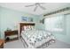 Cozy bedroom with a comfortable bed and wooden furniture at 5725 Greenwood Ave # 6204, North Port, FL 34287