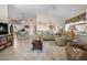 Spacious living room showcasing a neutral color palette and comfortable seating at 601 Linden Dr, Englewood, FL 34223