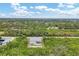 Aerial view of a house and surrounding area, showcasing its location and landscape at 6153 Pennell St, Englewood, FL 34224