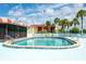 Inviting kidney-shaped pool with ample deck space at 66 Boundary Blvd # 280, Rotonda West, FL 33947
