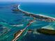 Aerial view of community near the ocean at 660 Linden Dr, Englewood, FL 34223