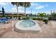 Community hot tub with surrounding seating at 660 Linden Dr, Englewood, FL 34223