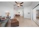 Open living space with a view of the dining room and kitchen at 660 Linden Dr, Englewood, FL 34223