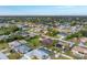Wide aerial view of neighborhood homes at 7257 Bridgeport Ln, Englewood, FL 34224