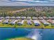 Aerial view of home and community, showcasing waterfront location at 812 Seabrooke Dr, Englewood, FL 34223