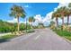 Landscaped entrance to the Tangerine Woods community at 812 Seabrooke Dr, Englewood, FL 34223