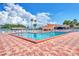 Community pool area with a pool and hot tub at 812 Seabrooke Dr, Englewood, FL 34223