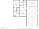 First floor plan displays bedrooms, bathrooms, foyer and garage at 900 Oxford Dr, Englewood, FL 34223