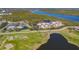 Aerial view of community, highlighting building location at 10045 Links Ln # 203, Rotonda West, FL 33947