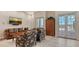 Relaxing clubhouse lounge with comfortable seating and large TV at 10045 Links Ln # 203, Rotonda West, FL 33947