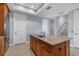 Modern kitchen with granite countertops and island at 10360 Longshore Rd # 66, Placida, FL 33946