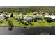 Aerial view showing house location and neighborhood at 1042 Boundary Blvd, Rotonda West, FL 33947