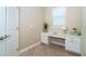 Built-in desk and cabinetry in this home office at 10479 Coquina Ct, Placida, FL 33946