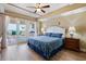 King-size bed, hardwood floors, private balcony access at 11200 Hacienda Del Mar Blvd # 201, Placida, FL 33946